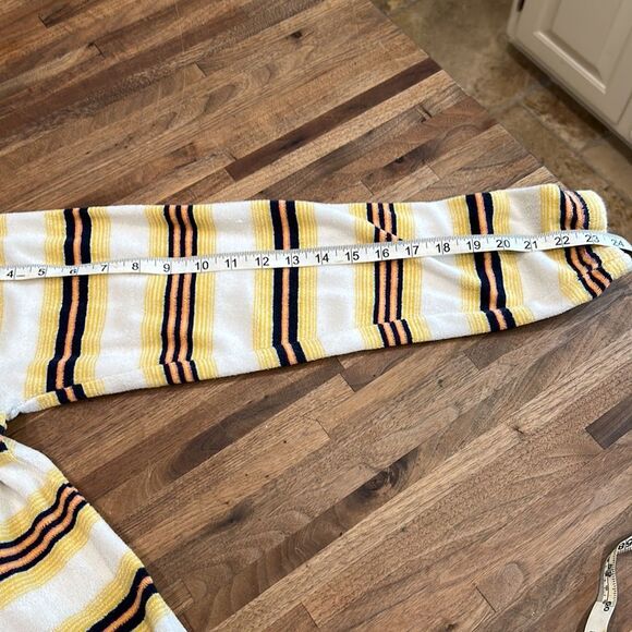 Billabong Terrycloth Striped Pullover Hoodie Great Condition Size M - Picture 6 of 8